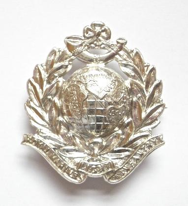 Royal Marine Light Infantry hollow silver sweetheart brooch
