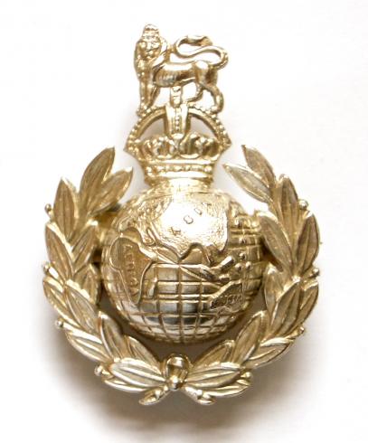 Royal Marines Silver Regimental Sweetheart Brooch by J.R.Gaunt.