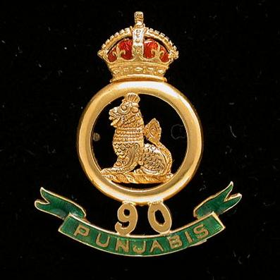 90th Punjabis Indian Army regimental sweetheart brooch