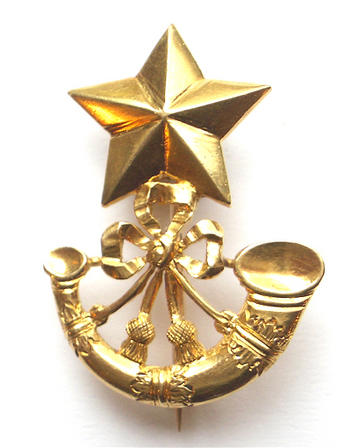 WWI Cameronians Scottish regimental sweetheart brooch