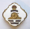 WW1 Royal Field Artillery white faced enamel sweetheart brooch