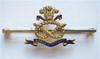 North Staffordshire Regiment gold sweetheart brooch
