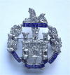 WW1 The Essex Regiment diamante sweetheart brooch by Ciro
