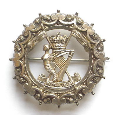 5th Royal Irish Lancers silver regimental sweetheart brooch