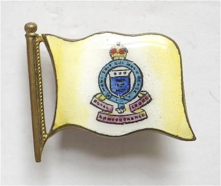 WW2 Royal Army Ordnance Corps sweetheart brooch