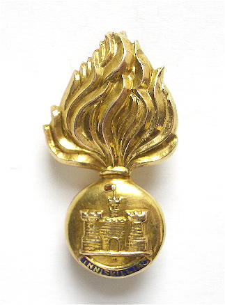 Royal Inniskilling Fusiliers gold regimental sweetheart brooch