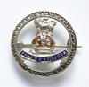 WW2 Royal Army Pay Corps silver and marcasite sweetheart brooch
