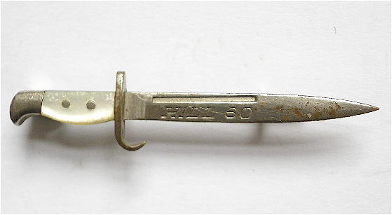 WW1 Hill 60 Battle bayonet brooch