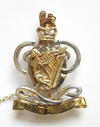 Queen's Royal Hussars gold regimental brooch