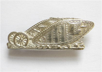 WW1 Tank Corps silver sweetheart brooch