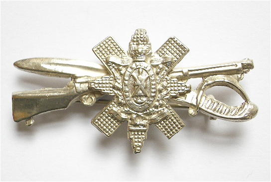 Black Watch hallmarked 1908 silver regimental sweetheart brooch