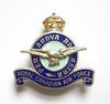 Royal Canadian Air Force silver and enamel RCAF sweetheart brooch
