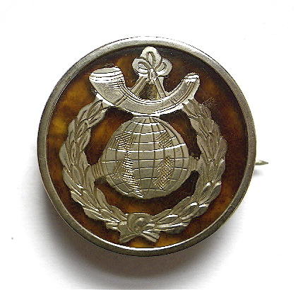 Royal Marine Light Infantry silver sweetheart brooch