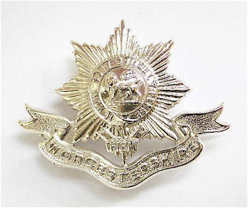 Worcestershire Regiment 1915 silver sweetheart brooch