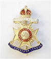 21st County of London Battalion First Surrey Rifles silver sweetheart brooch
