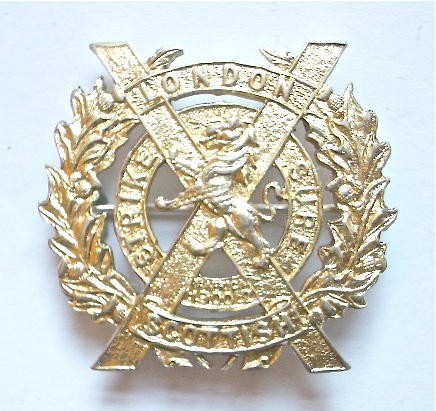 London Scottish silver gilt sweetheart brooch