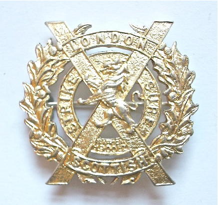 London Scottish silver gilt sweetheart brooch