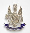 14th Hussars silver diamante regimental sweetheart brooch