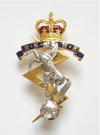 Royal Electrical & Mechanical Engineers 1960 gold regimental brooch