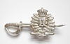 4th Queen's Own Hussars 1917 hallmarked silver sword sweetheart brooch