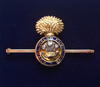 Royal Welch Fusiliers gold and enamel sweetheart brooch
