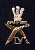 4th Prince of Wales's Own Gurkha Rifles regimental brooch