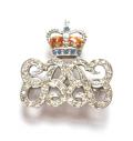 Grenadier Guards diamante silver regimental brooch