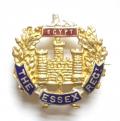 Essex Regiment gilt and enamel sweetheart brooch