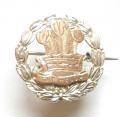 Welsh Regiment silver and gold sweetheart brooch