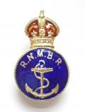 Royal Navy Motor Boat Reserve RNMBR silver enamel badge