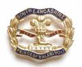 South Lancashire Regiment gold sweetheart brooch
