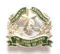 Cameronians Scottish Rifles 1928 silver regimental association badge