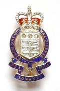 Royal Army Ordnance Corps 1958 gold diamond set regimental brooch
