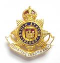 23rd County of London Battalion gilt and enamel sweetheart brooch