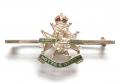 Sherwood Foresters Notts & Derby silver brooch by P.Orr & Sons Ltd India