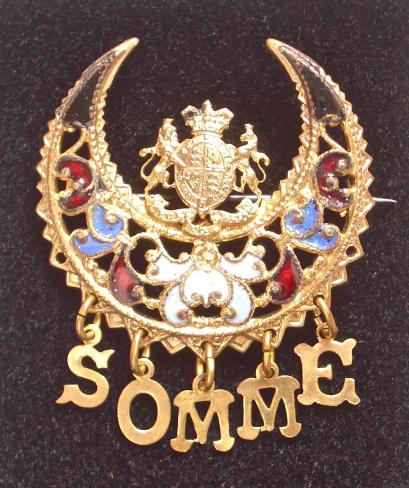 WW1 Somme Battle Brooch