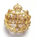 Auxiliary Territorial Service ATS cap badge style brooch