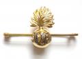 Honourable Artillery Company 15ct gold and enamel HAC sweetheart brooch