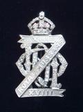 13th 18th Royal Hussars diamond set regimental brooch with presentation case