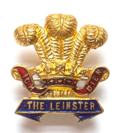 The Prince of Wales's Leinster Regiment Irish sweetheart brooch