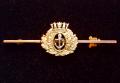 Merchant Navy officers style gold brooch