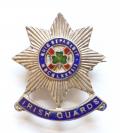 Irish Guards silver and enamel regimental sweetheart brooch