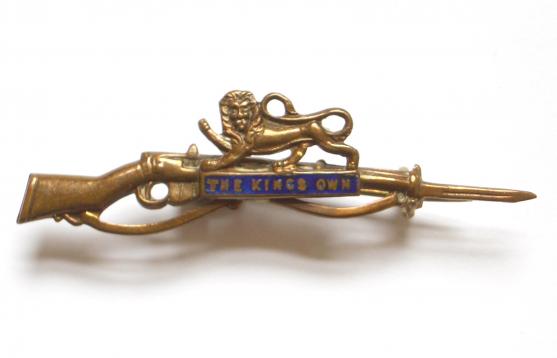 The King's Own regimental sweetheart brooch