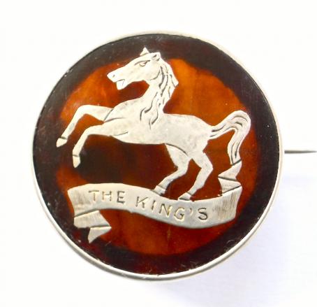 The Kings Liverpool Regiment 1916 silver sweetheart brooch