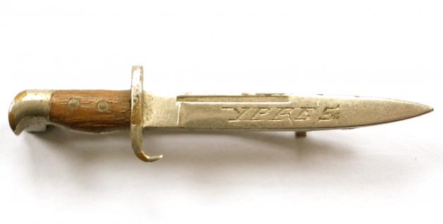 WW1 Ypres Battle Bayonet Sweetheart Brooch.