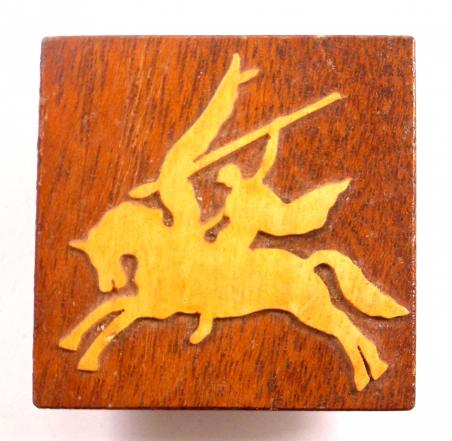 Parachute Regiment Airborne Forces Wooden Regimental Sweetheart Brooch by B.A.Oxley 48 Thames St Windsor.