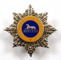 WW2 Lincolnshire Regiment Silver & Marcasite Sweetheart Brooch.