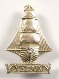WWI Royal Naval Division Nelson Battalion RND Silver Sweetheart Brooch.