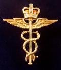 EIIR Princess Marys Royal Air Force Nursing Service 1979 Hallmarked Gold & Enamel PMRAFNS Brooch.