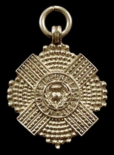 Scots Guards silver regimental watch fob by Mappin & Webb Ltd London